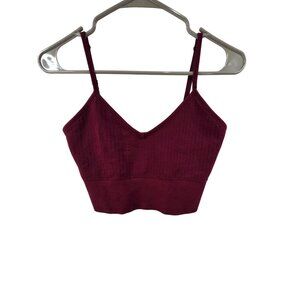 Set Active Women's Two-Piece Workout Outfit Maroon Size S